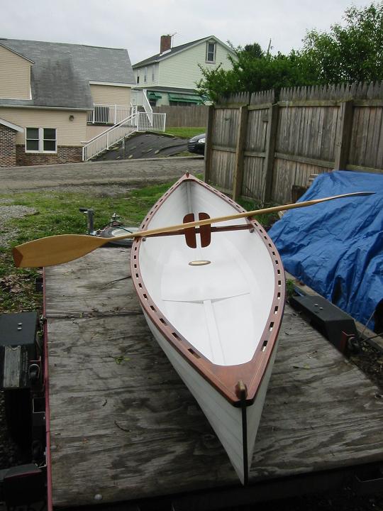 Charlotte double paddle canoe